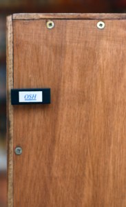 Les module OSH sur les enceintes, témoin d'une mise au point rigoureuse du système.