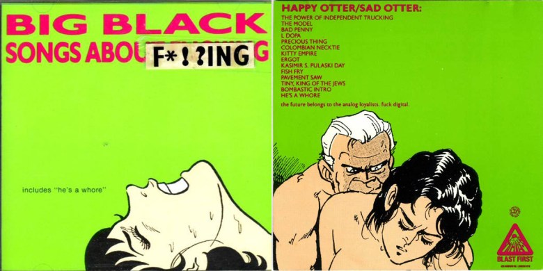 La pochette du CD, avec sur le devant un autocollant 