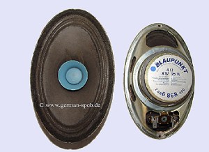 La source d'inspiration est patente : un haut-parleur blaupunkt.